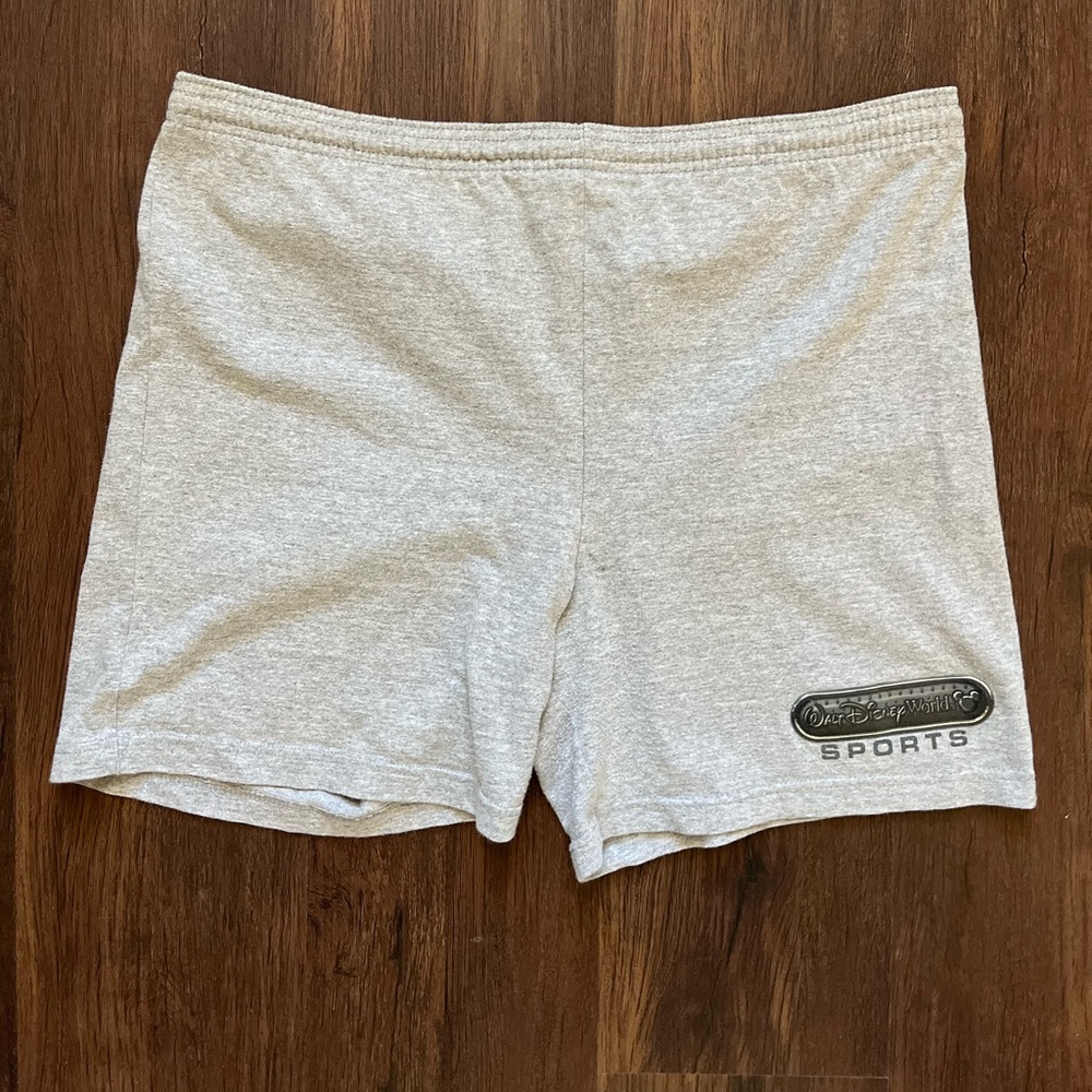 Vintage Walt Disney World Sport Made In USA Size L Grey Color Women’s Shorts